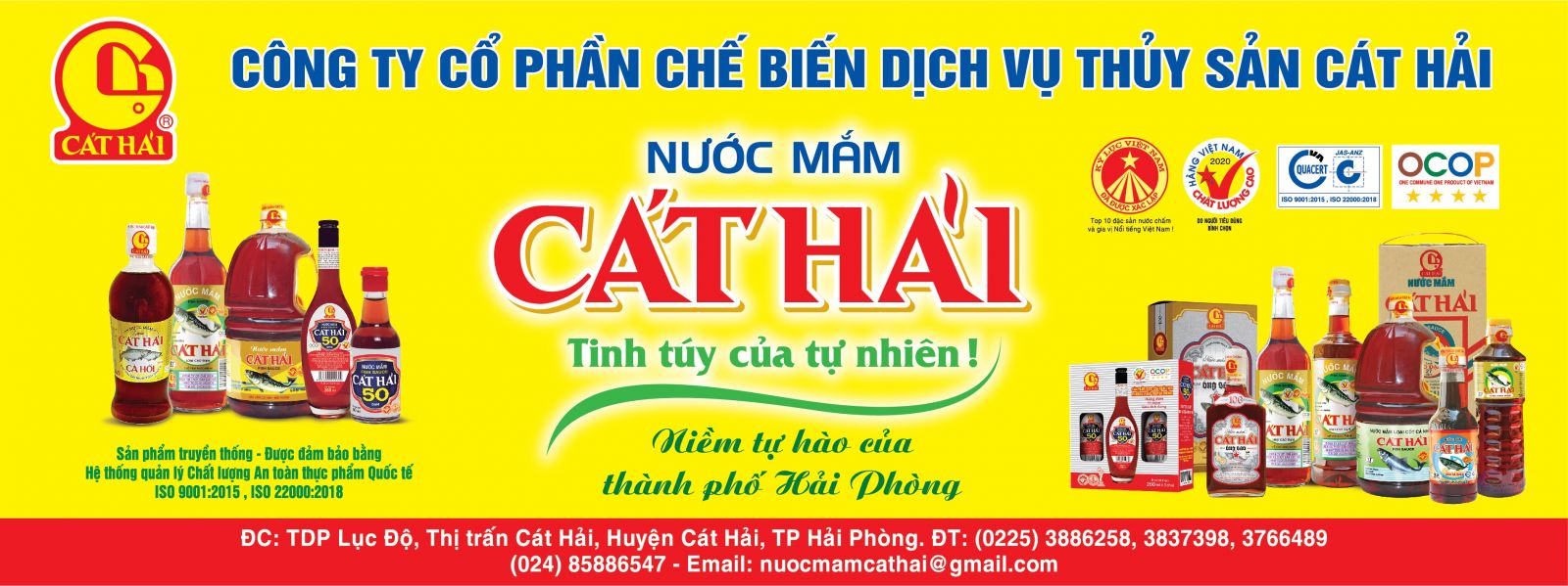 Nước mắm Cát Hải tinh túy tự nhiên Hải Phòng